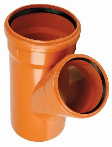 Venkovní kanalizační T-kus Magnaplast, O 110/160 mm, 45°