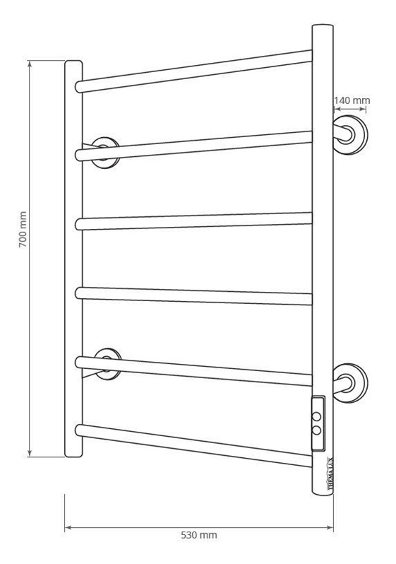SUŠIČ RUKOU EL BLACK BK109W-6T