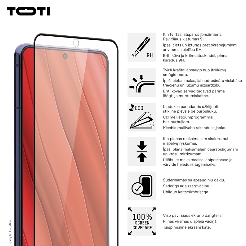 Ochranné sklo Toti Galaxy S24