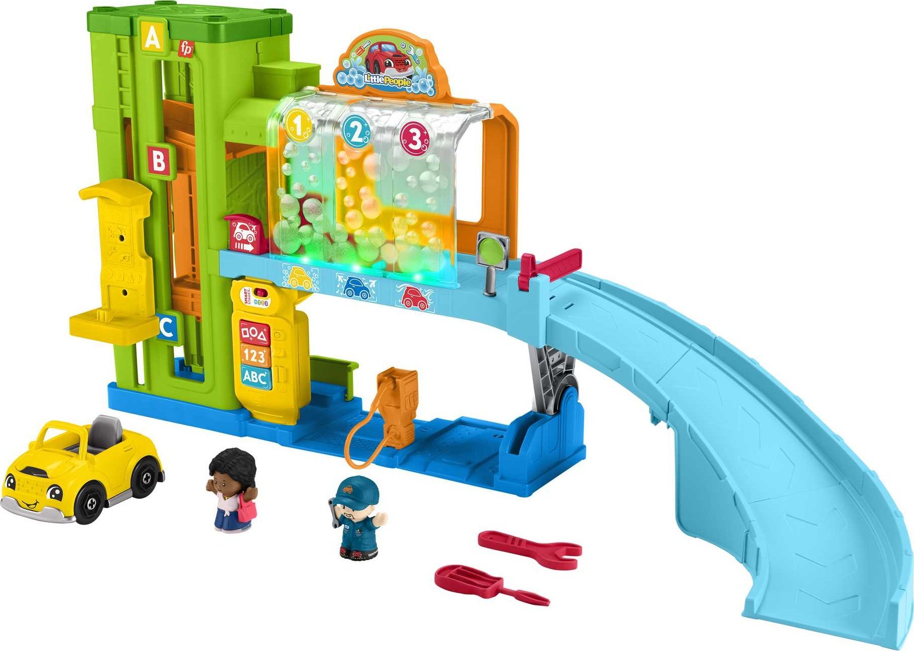 Fisher Price Little People Vzdělávací myčka aut HRC53