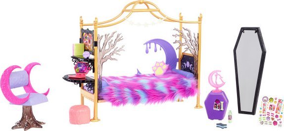 Pozadí ložnice Monster High Clawdeen Wolf