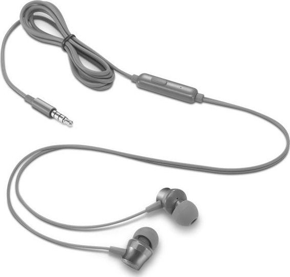 Lenovo 110 in-ear headphones with microphone  GXD1J77354  Grey