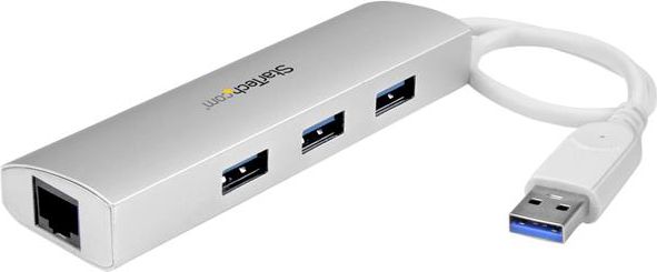 StarTech USB HUB 1x RJ-45 + 3x USB-A 3.0 (ST3300G3UA)