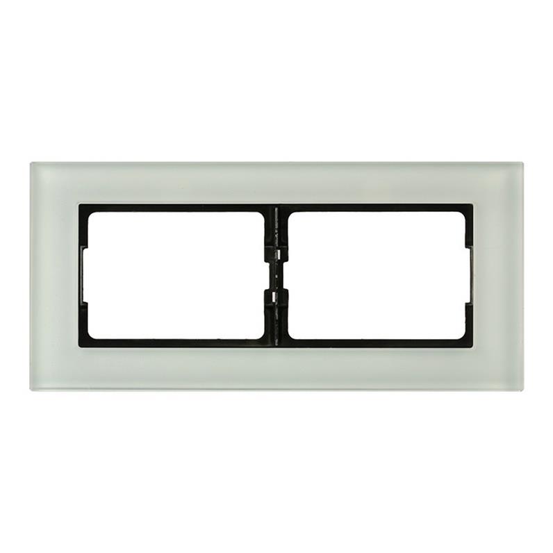 Manželská postel VILMA XP500, sklo