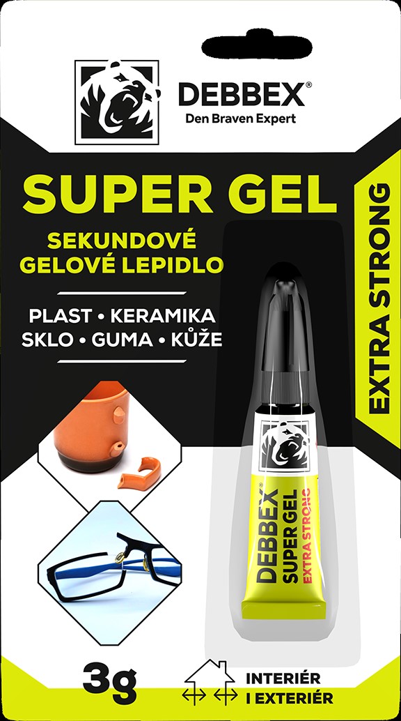 Lepidlo sekundové 3 g DEBBEX super gél