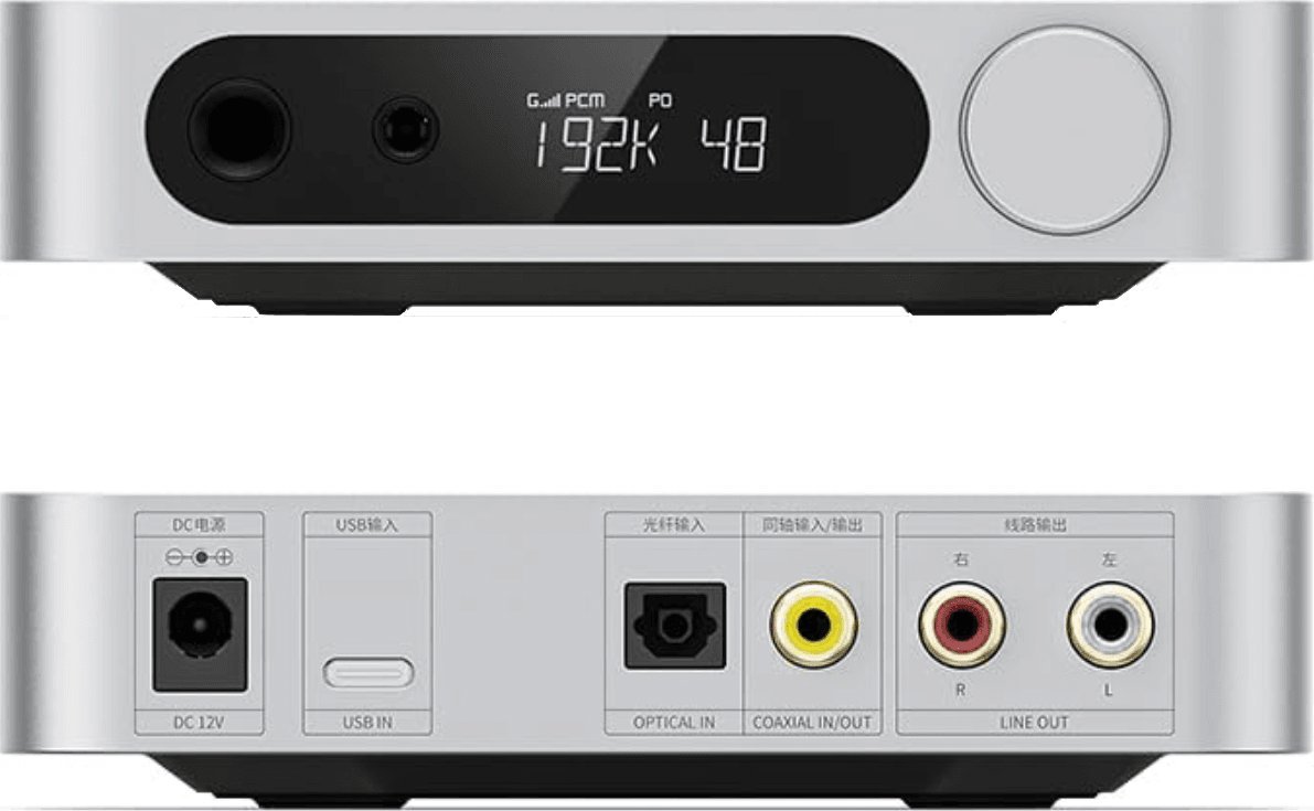 FiiO Stolní sluchátkový zesilovač K11 Silver s DAC