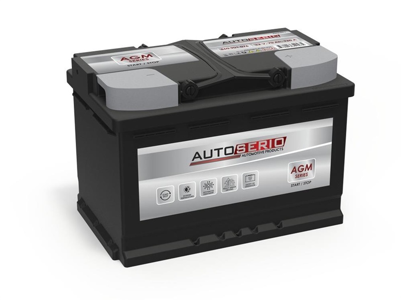 Baterie Autoserio AGM 70 Ah, 760 A, 12 V