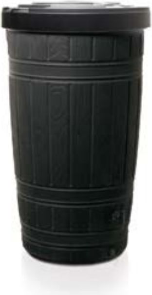 Nádoba na dešťovou vodu Prosperplast WoodCan 265 l, černá