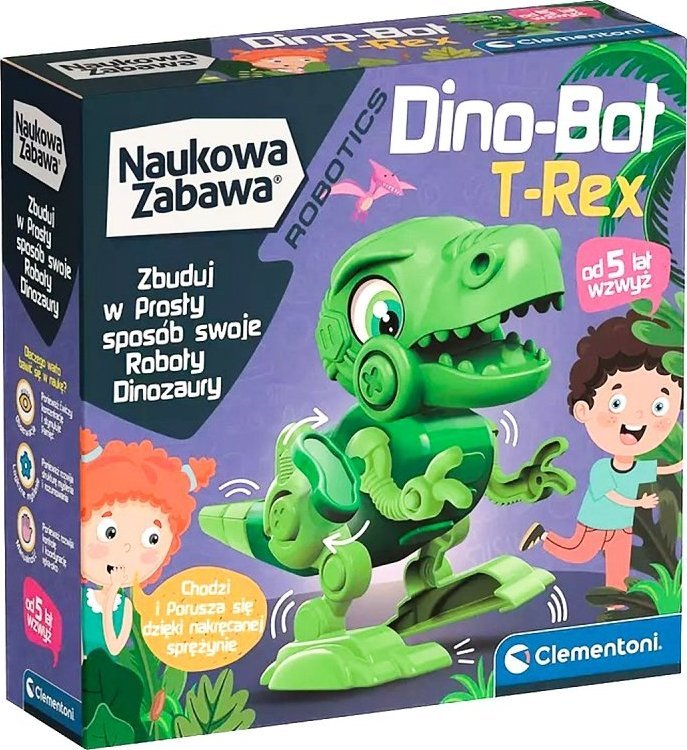Clementoni Stavebnice Dinobot T-Rex