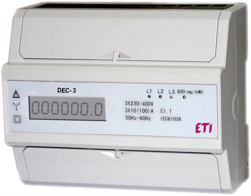 Modulárny elektromer (DEC-3, 3-fázový)