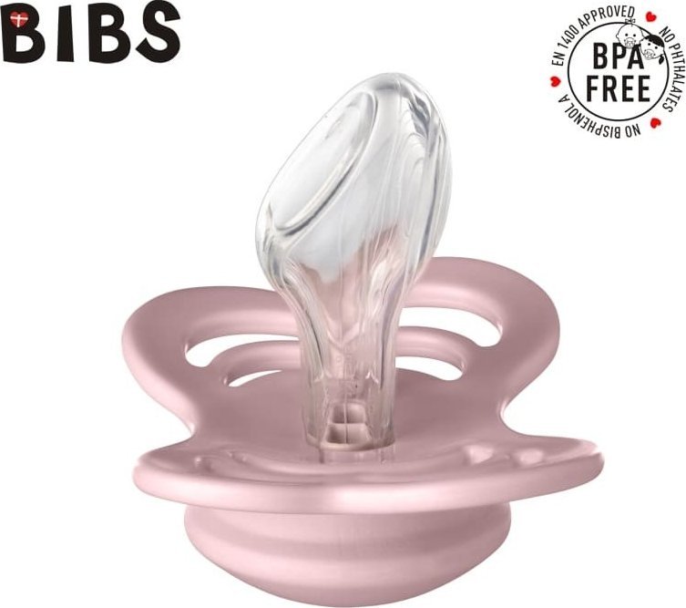 Bibs Silikonový dudlík Couture Pink Plum M ortodontický