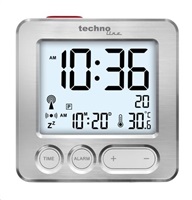 Budík TechnoLine WT 265, stříbrný