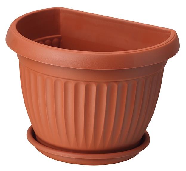 Hrniec Form Plast Dona, plast, O 20 cm, hnedý