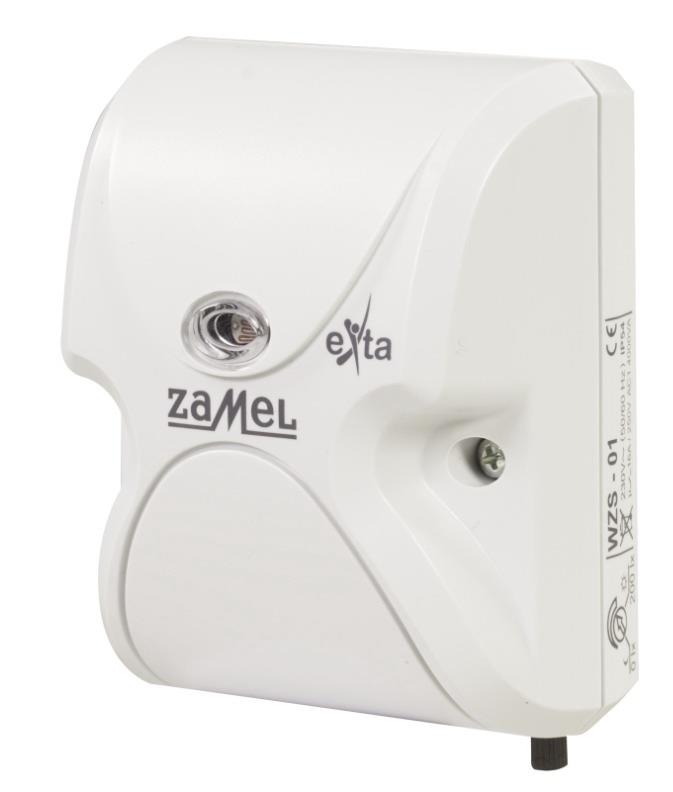 Súmrakový spínač Zamel WZS-01, 16A, IP54