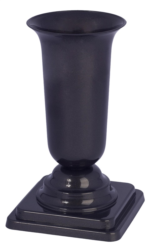 Plastová váza na hrob, O16,8 cm