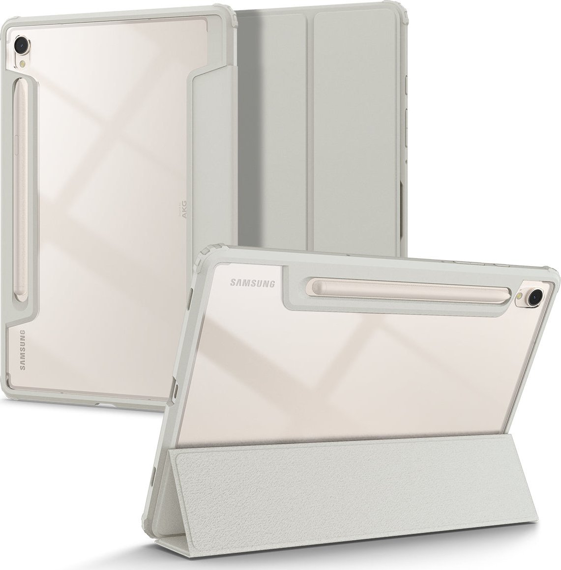 Pouzdro na tablet Spigen  Ultra Hybrid Pro, šedé - Samsung Galaxy Tab S9