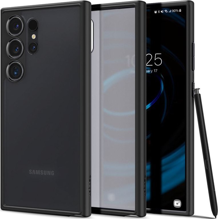 Spigen Hybridní kryt Ultra, mrazuvzdorná černá - Samsung Galaxy S24 Ultra