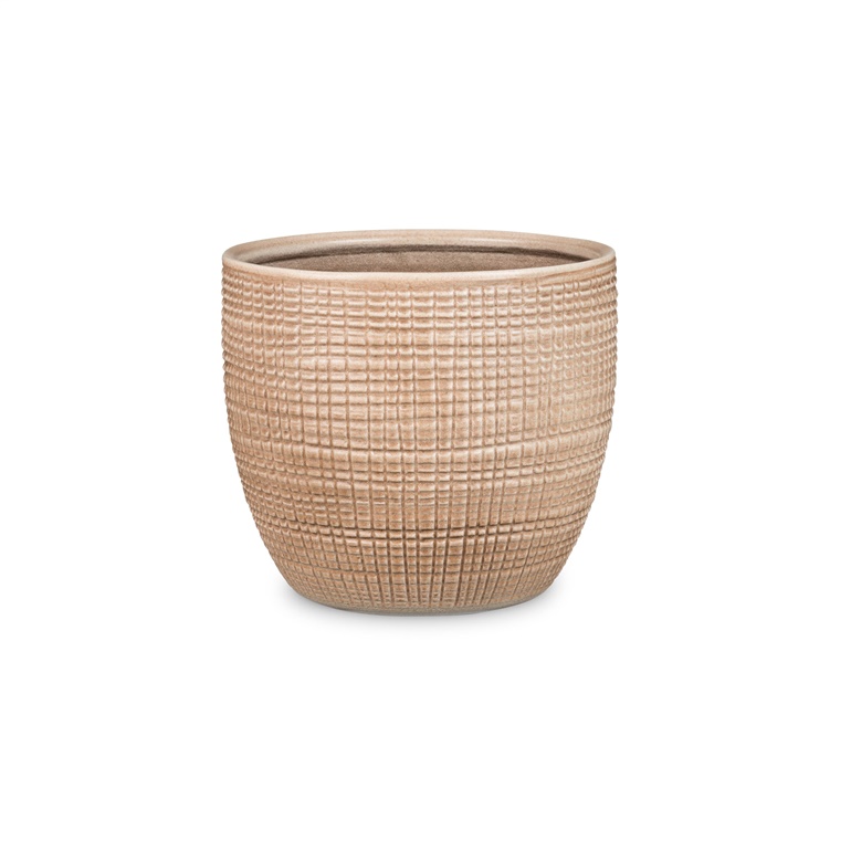 Hrniec Scheurich 58640, keramika, O 25 cm, hnedý