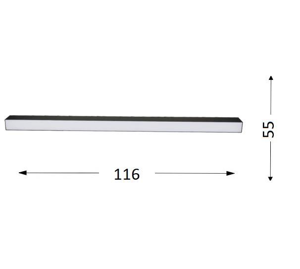 Závesné svietidlo Tope Liman, 40W, LED