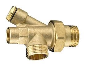 Pripojenie prívodu, 1/2" x 1" x 1"