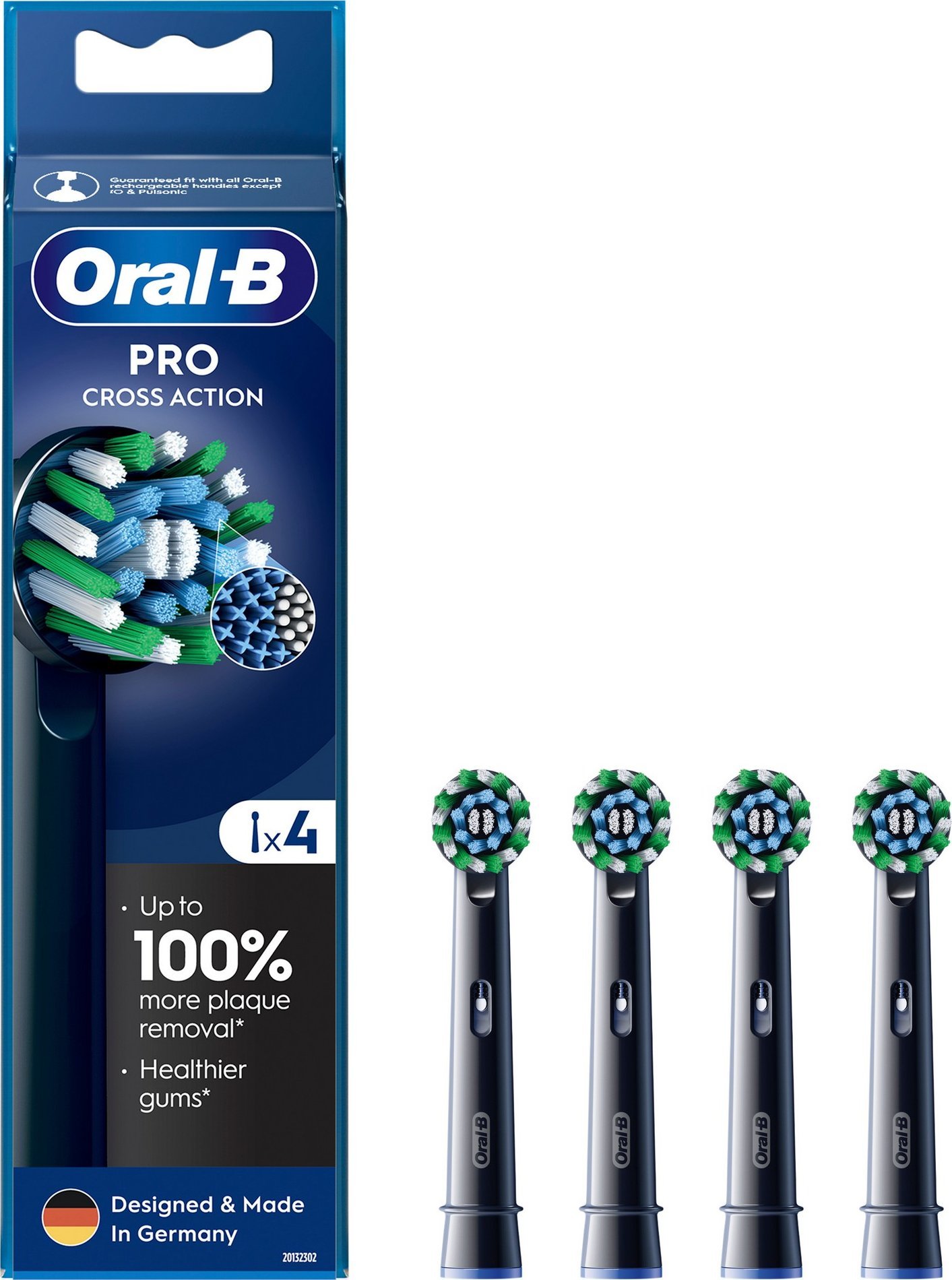 Špička Oral-B Pre Cross Action Black EB50BRX-4 BK