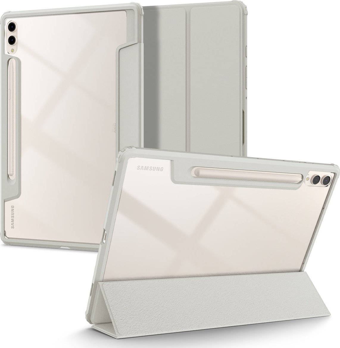Pouzdro na tablet Spigen  Ultra Hybrid Pro, šedé - Samsung Galaxy Tab S9+