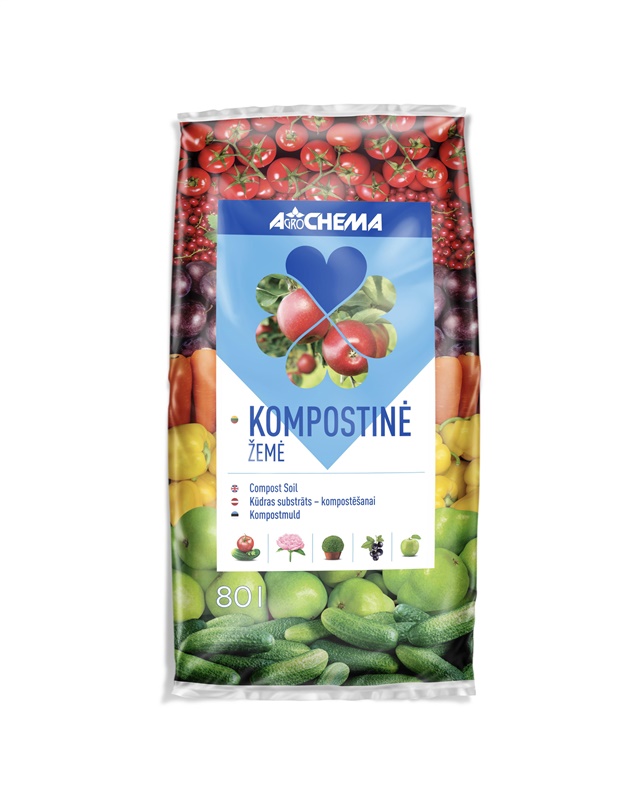 Univerzálna kompostová zemina AGROCHEMA, 80l