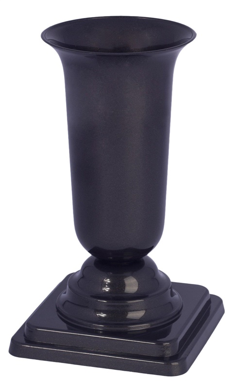 Plastová váza na hrob, O13 cm