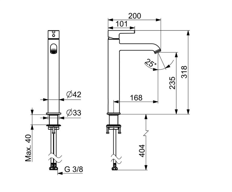 Umývadlová batéria Oras Optima Style, chróm