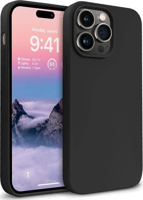 CRONG Barevný kryt pro iPhone 14 Pro černý