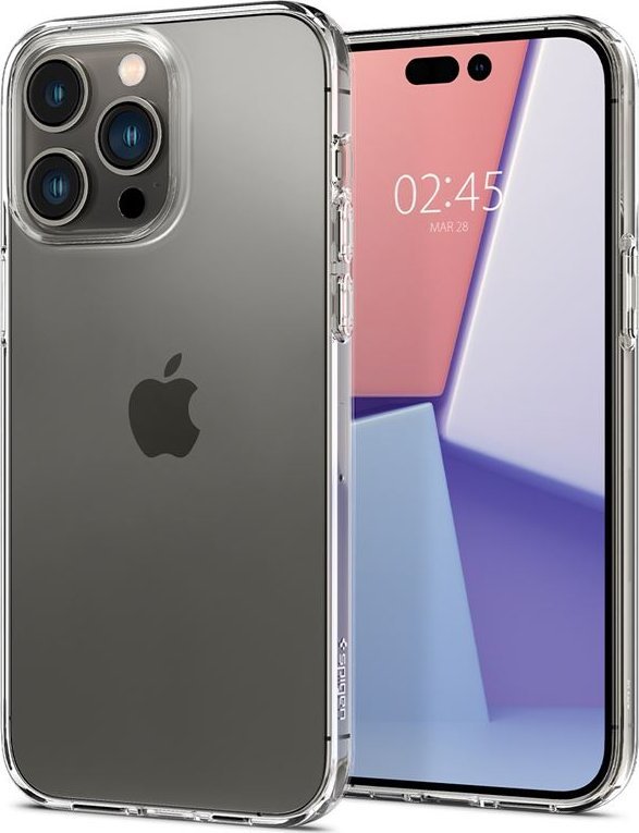 Ochranný kryt Spigen Crystal Flex pro iPhone 14 Pro transparentní