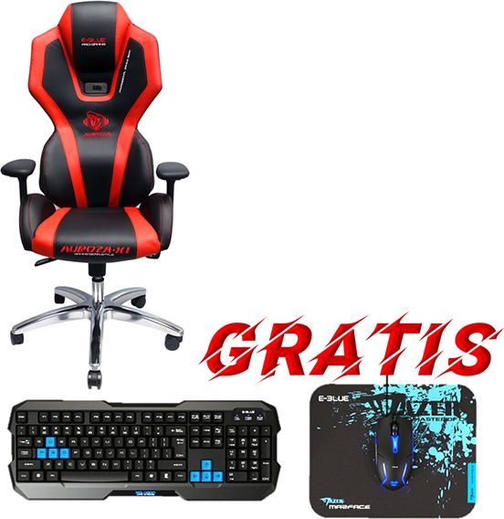 E-Blue Herní křeslo AUROZA +herní sada