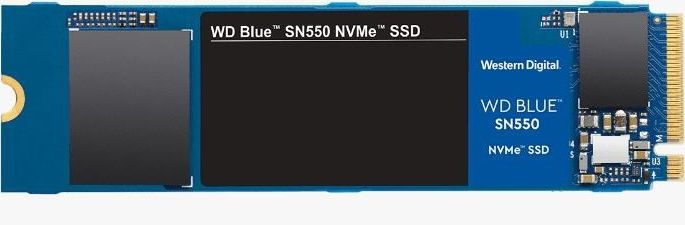 WD Blue SN550 250 GB M.2 2280 PCI-E x4 Gen3 NVMe SSD (WDS250G2B0C)