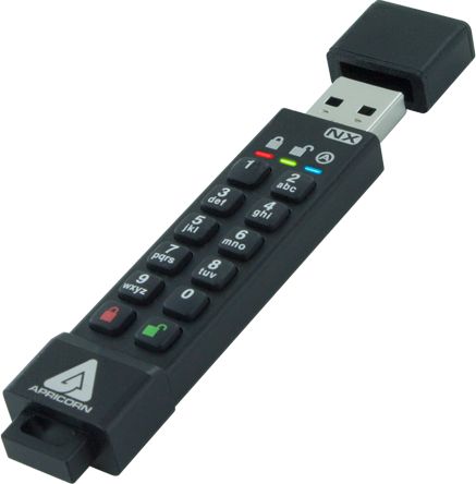 Pendrive Apricorn Aegis Secure Key 3NX, 128 GB (ASK3-NX-128 GB)