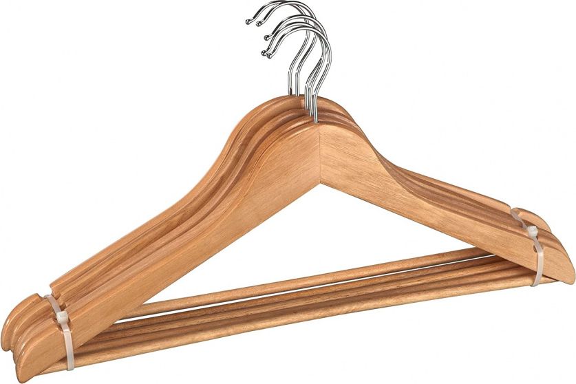Wenko Ramínka na oblečení Eco45 x 23,5 cm přírodní dřevo 5 kusů