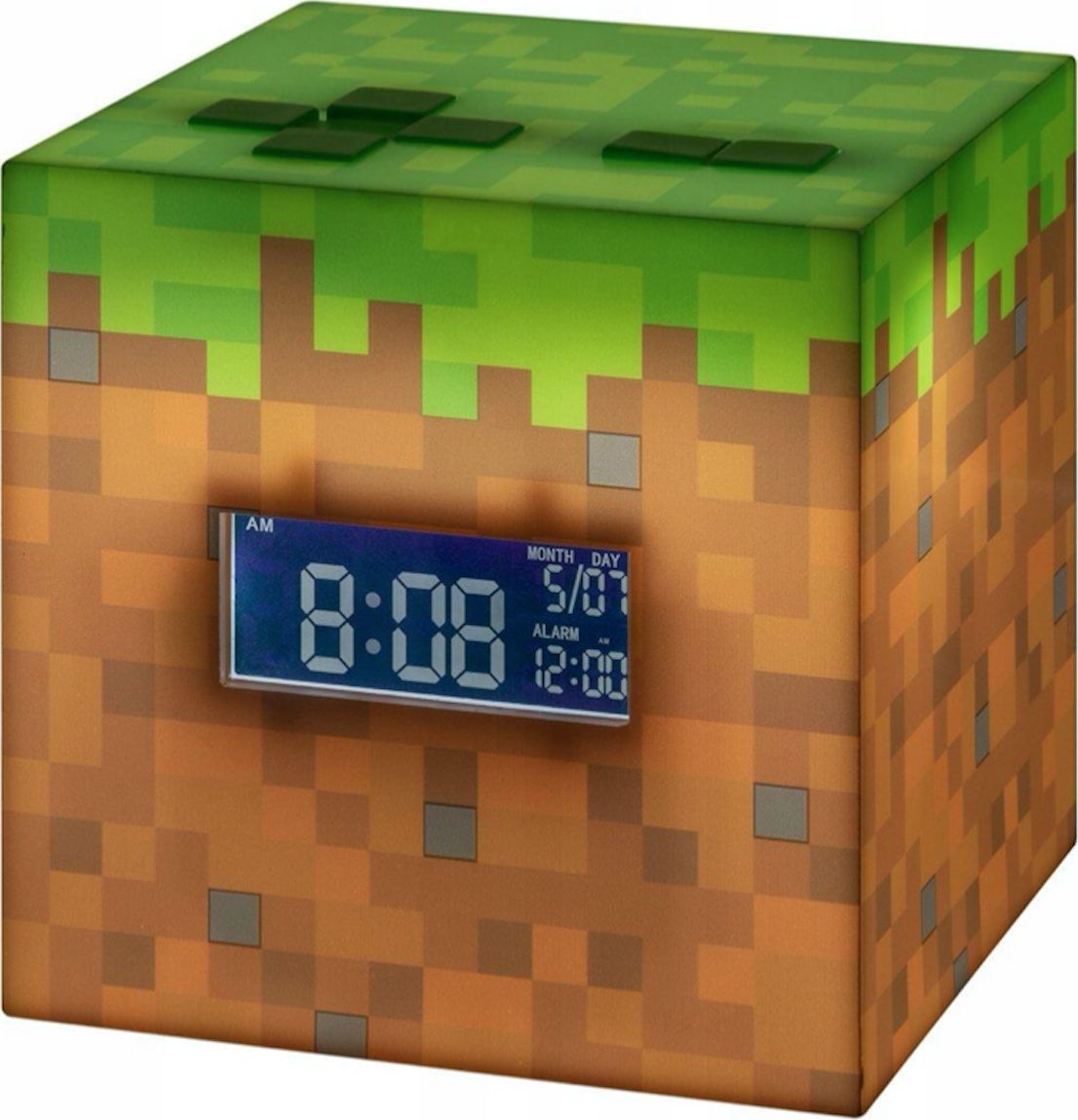 Minecraft BUDÍK SVÍTĚCÍ HODINY MINECRAFT ORIGINÁL