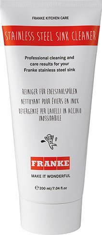 Výrobek pro péči o ocelové dřezy Franke