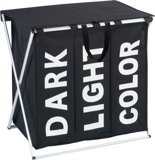 Koš na prádlo Trio Top koš na prádlo 57 x 38 cm polyester černý