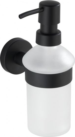 Dávkovač mýdla Bosio dávkovač mýdla 200 ml matná nerez černá a bílá