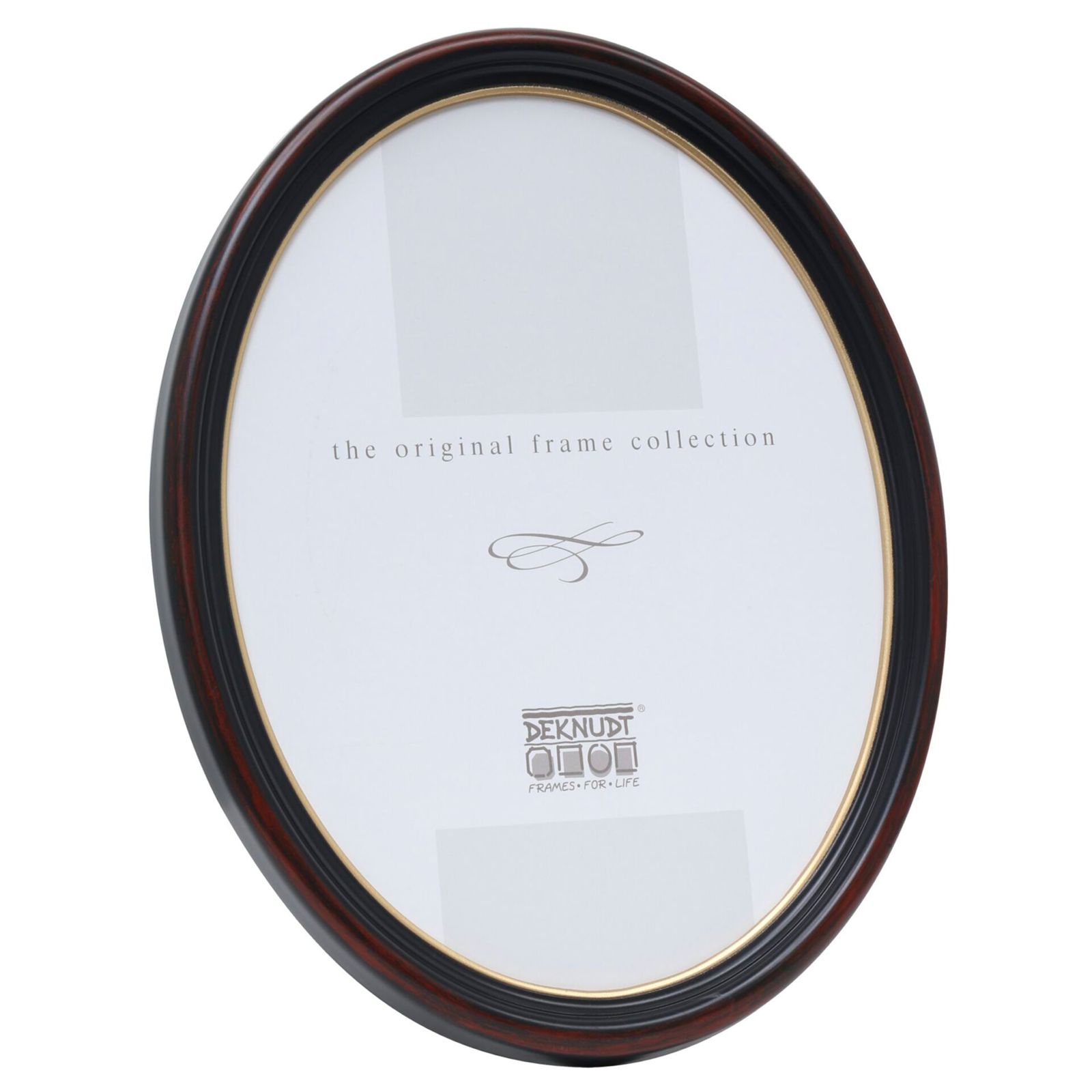 Deknudt S100F9 Oval Frame  13x18 Resin black-brown