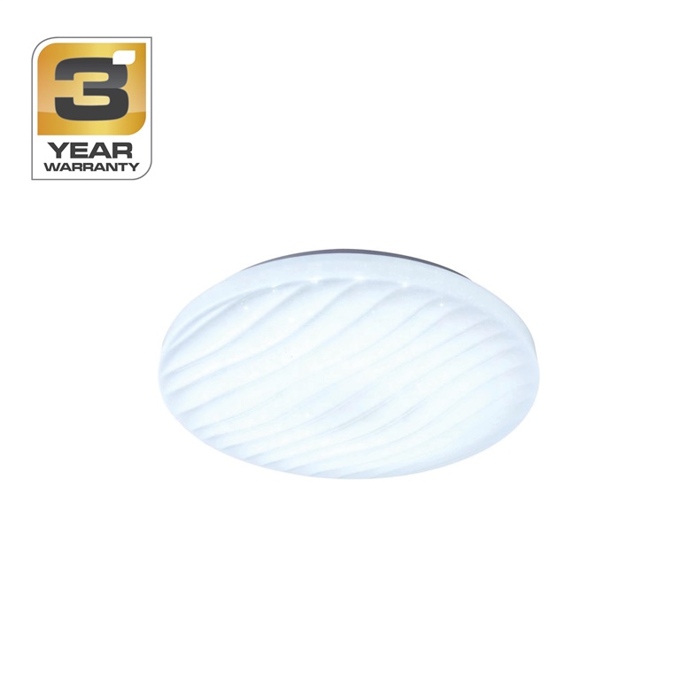 Svietidlo Plafón Standart WAVE, 72 W, LED