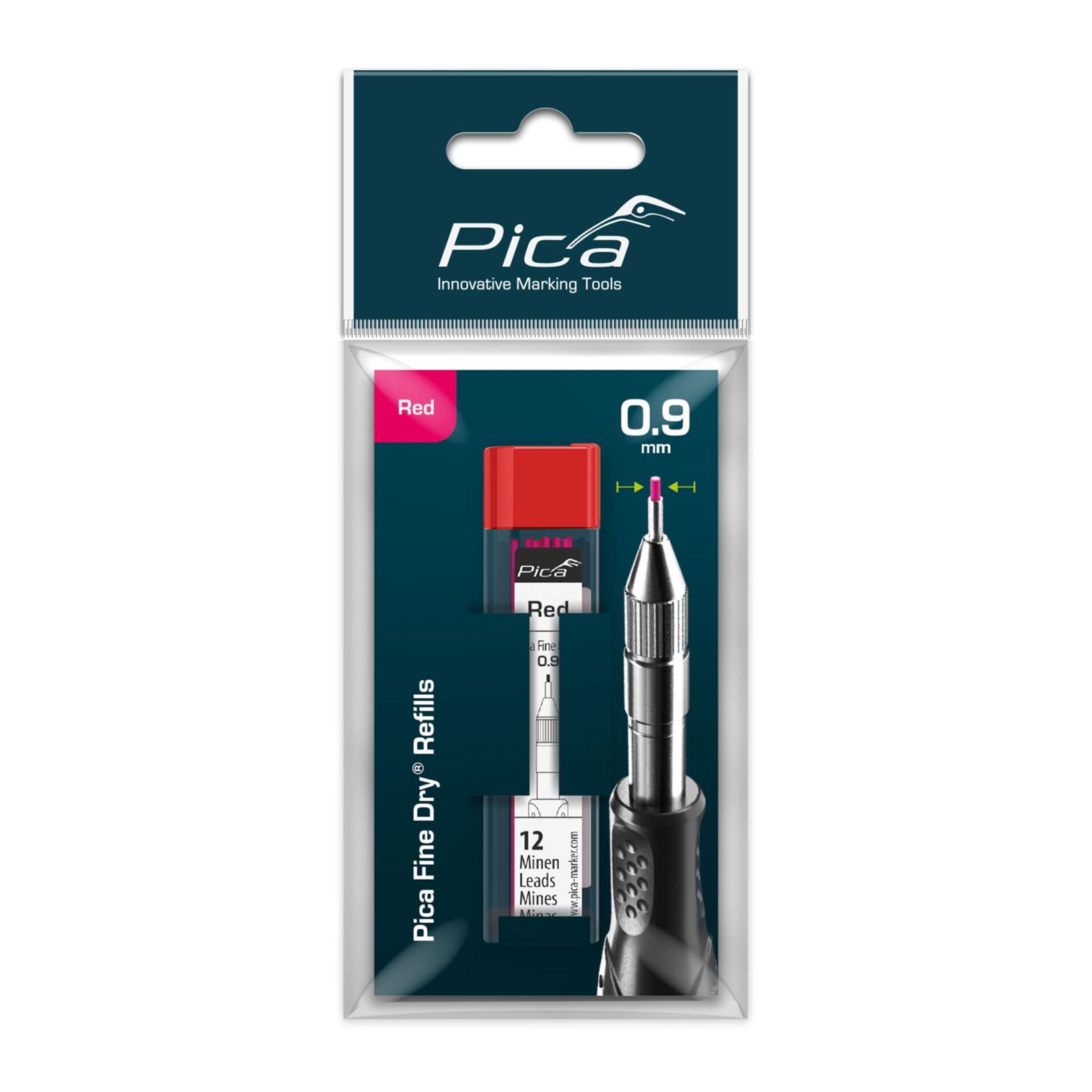 Pica Fine-Dry Refills red - SB