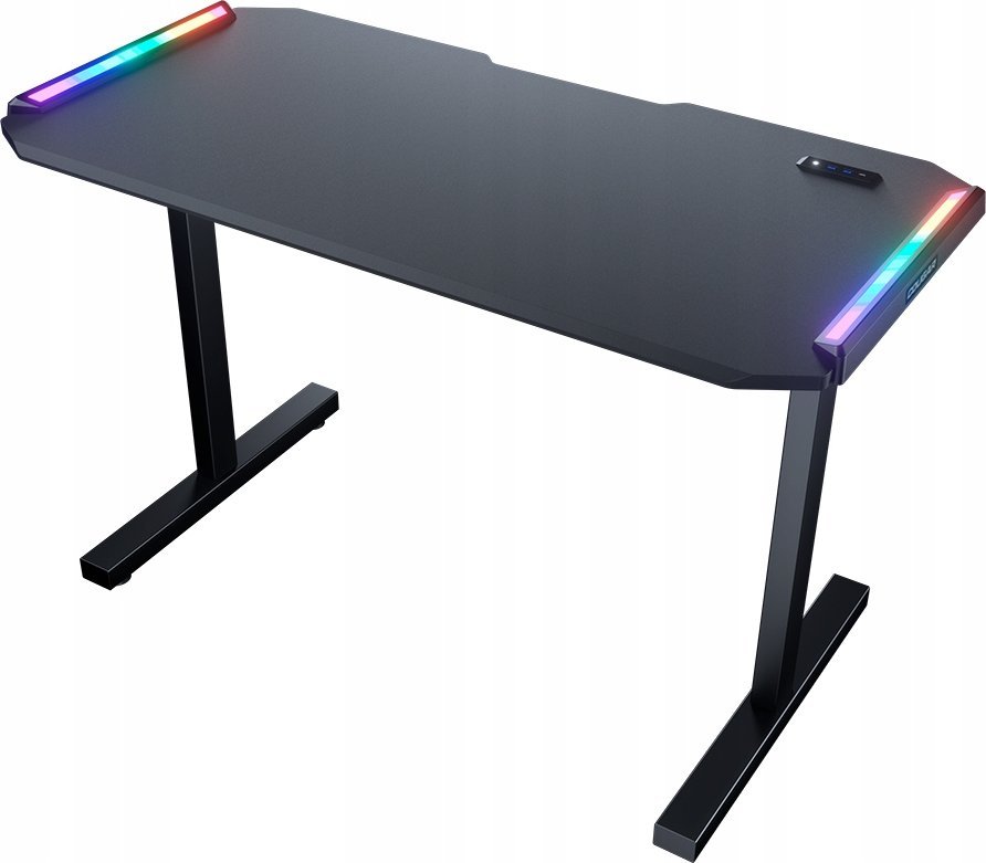 COUGAR stůl DEIMUS 120 RGB 1220 x 605 x 788cm USB 3.0 & USB-C