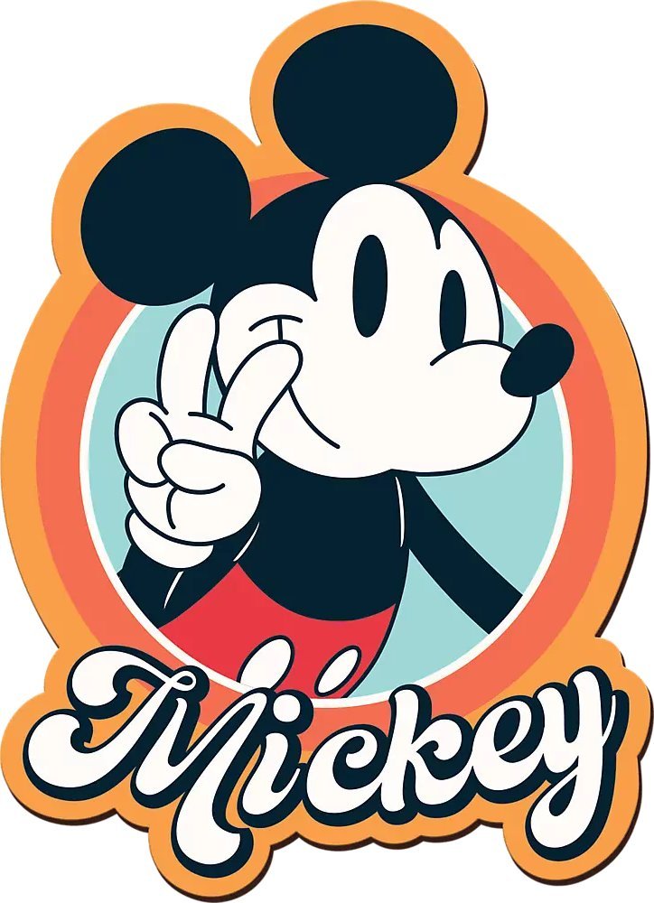 Trefl Dřevěné puzzle 160 dílků s konturami Mickey Mouse