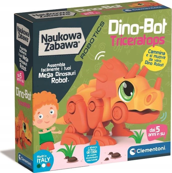 Clementoni Stavebnice Dinobota Triceratopse