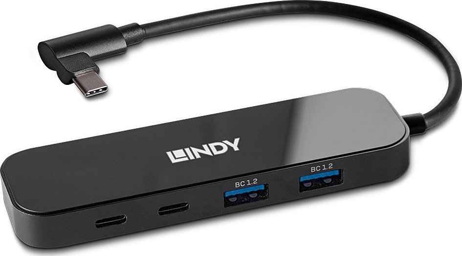 Lindy 4 Port USB 3.2 Gen 2 Typ C Hub, USB-Hub 43334