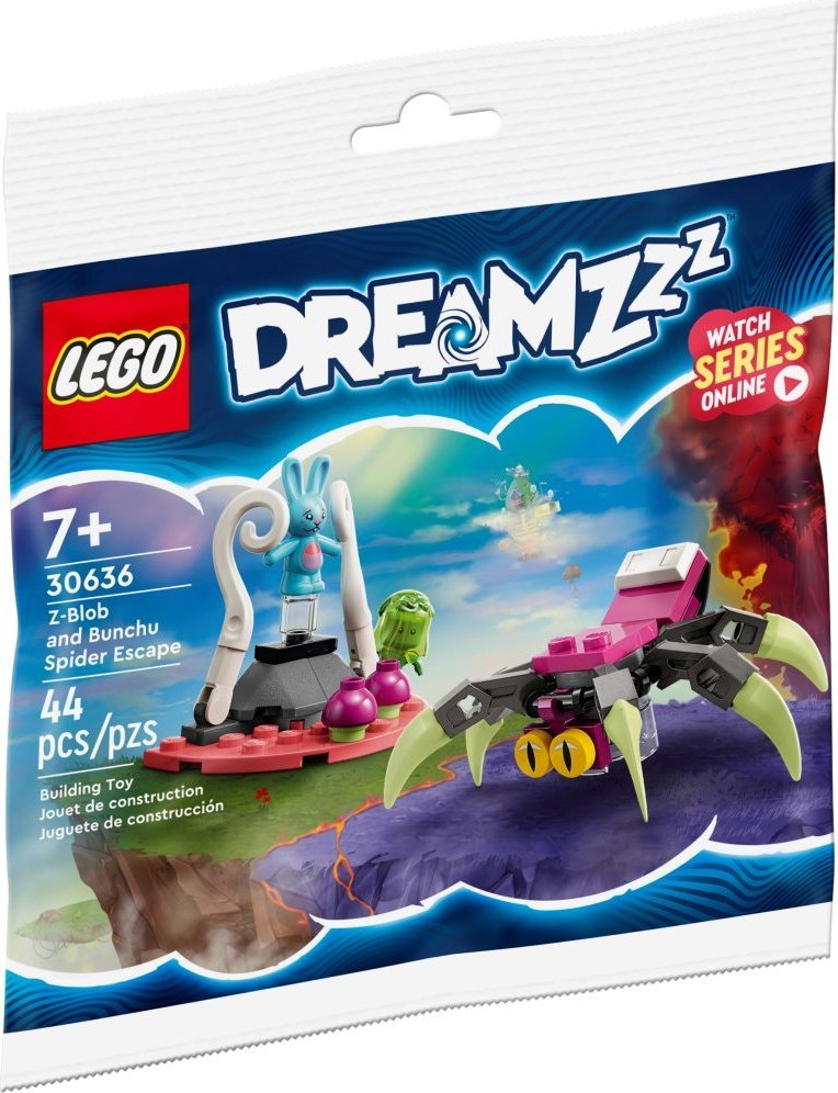 LEGO® DREAMZzz™ 30636 Útěk před pavoukem: Z-Flek a Bunchu