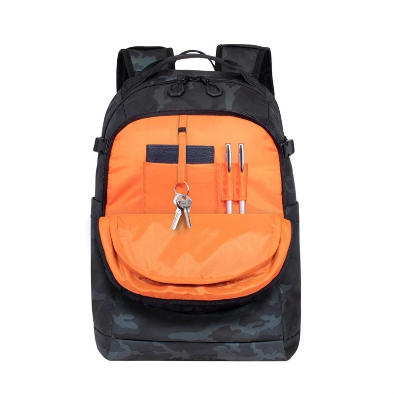 Batoh na notebook Rivacas navy camo 28L 15,6&quot;