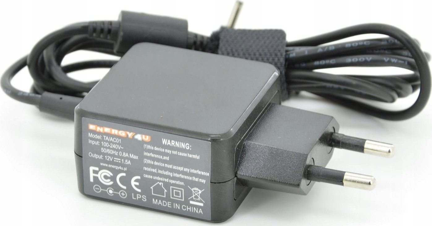 Energy4U Nabíječka TA/AC01 12V / 1,5A (3,0x1,0mm) 18W, napájení pro tablet Acer Iconia (A100, A200, A500, W3)