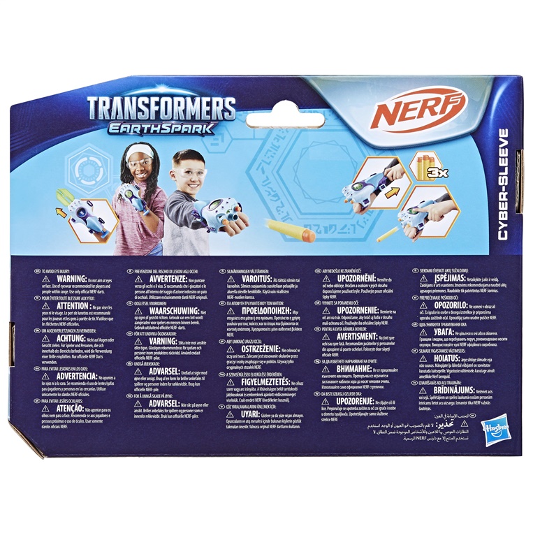 Hasbro Transformers: EarthSpark Cyber-Sleeve Battle Blaster, Nerf Gun